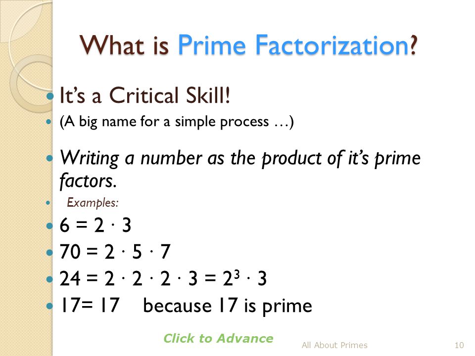 Write number as power of prime number?